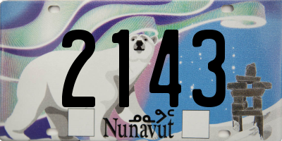 NU license plate 2143