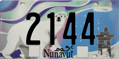 NU license plate 2144