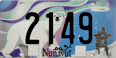 NU license plate 2149