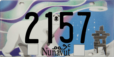 NU license plate 2157