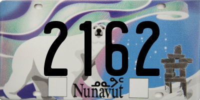 NU license plate 2162