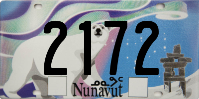 NU license plate 2172