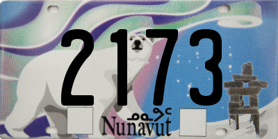 NU license plate 2173