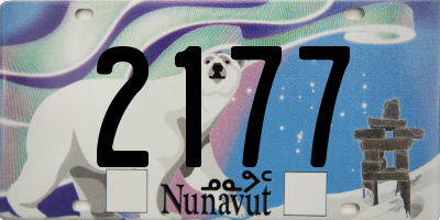 NU license plate 2177