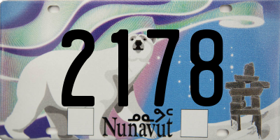 NU license plate 2178