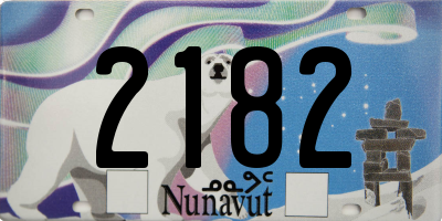 NU license plate 2182