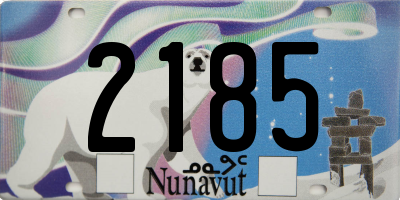 NU license plate 2185