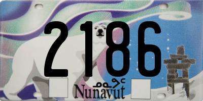 NU license plate 2186