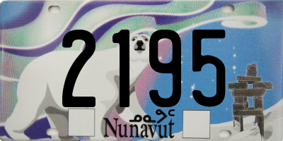 NU license plate 2195