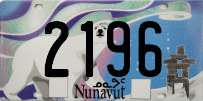 NU license plate 2196