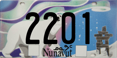 NU license plate 2201