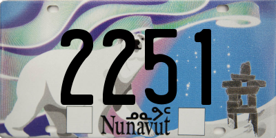 NU license plate 2251