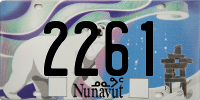 NU license plate 2261