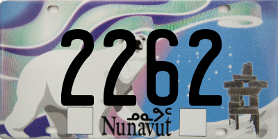 NU license plate 2262