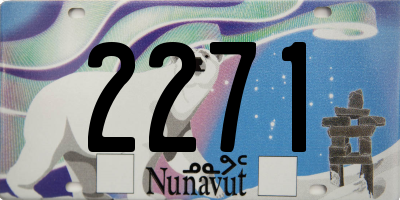 NU license plate 2271