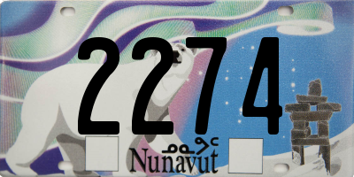 NU license plate 2274