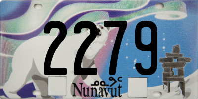 NU license plate 2279