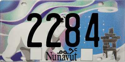 NU license plate 2284