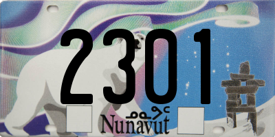 NU license plate 2301