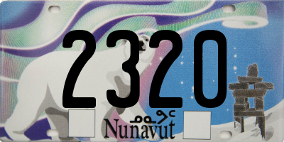 NU license plate 2320