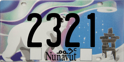 NU license plate 2321