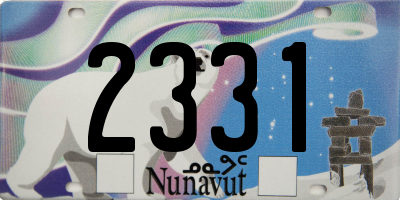 NU license plate 2331