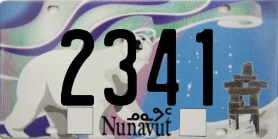 NU license plate 2341