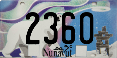 NU license plate 2360