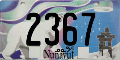 NU license plate 2367