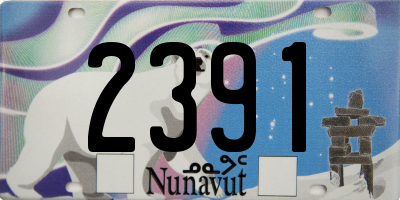 NU license plate 2391