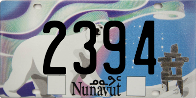 NU license plate 2394