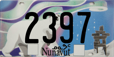 NU license plate 2397