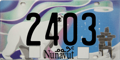 NU license plate 2403