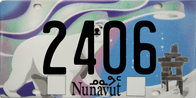 NU license plate 2406