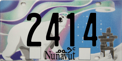 NU license plate 2414