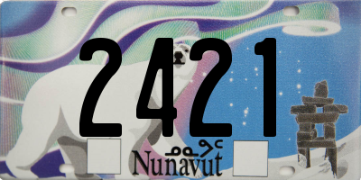 NU license plate 2421