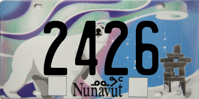 NU license plate 2426