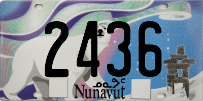 NU license plate 2436