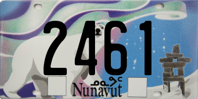 NU license plate 2461