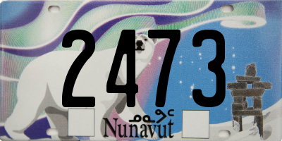 NU license plate 2473