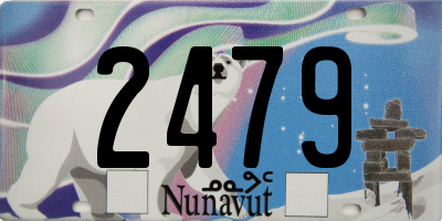 NU license plate 2479