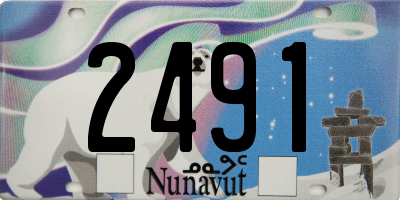 NU license plate 2491