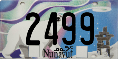 NU license plate 2499