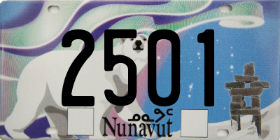 NU license plate 2501