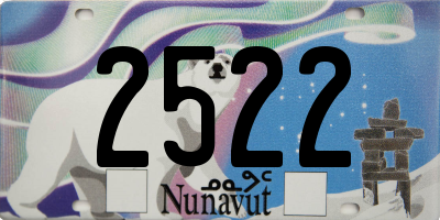 NU license plate 2522