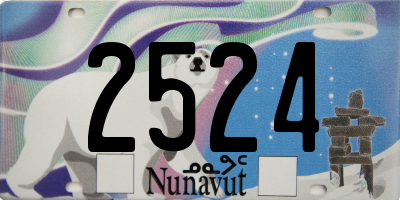 NU license plate 2524