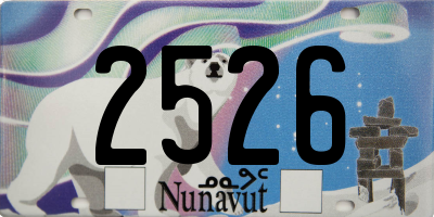 NU license plate 2526