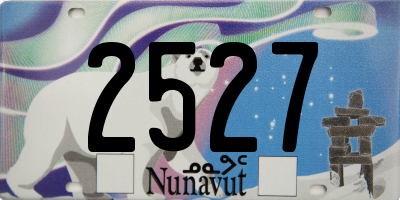 NU license plate 2527