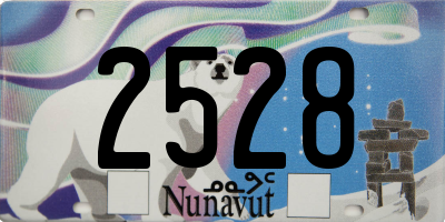 NU license plate 2528