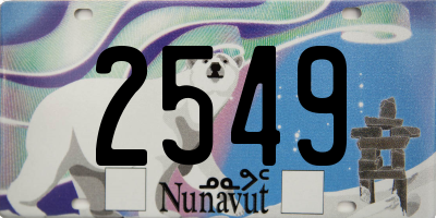 NU license plate 2549